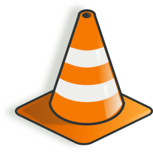 traffic cone - under construction